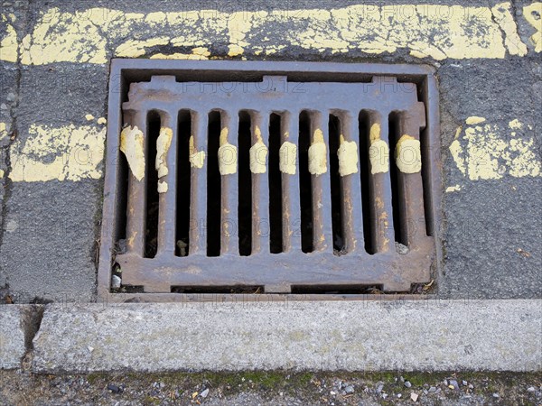 Drain manhole detail