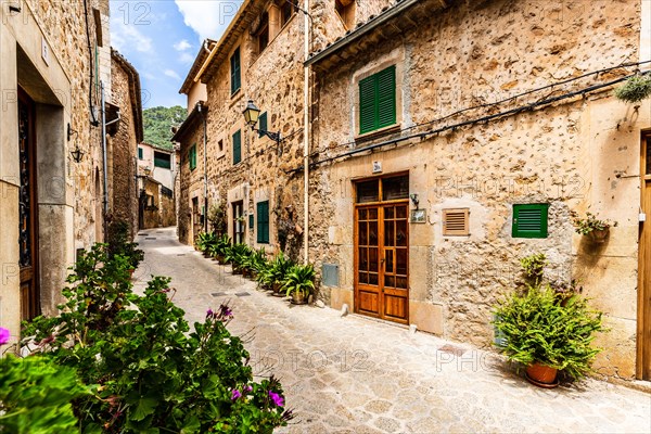 Street in the old town of Mallorca