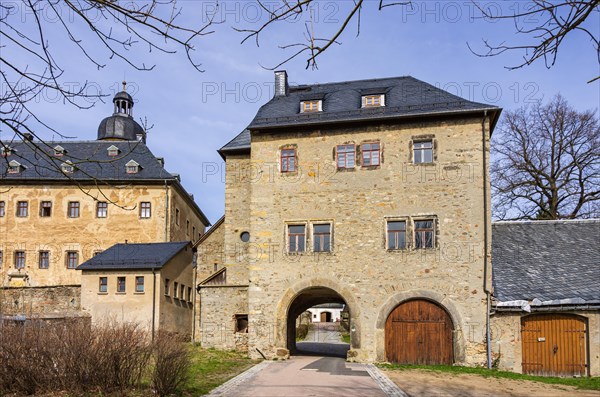 Stairway and gateway to the castle