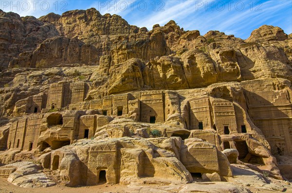 The old tombs of the Nabatean city