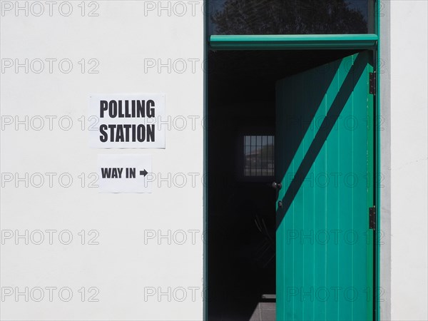 General elections polling station