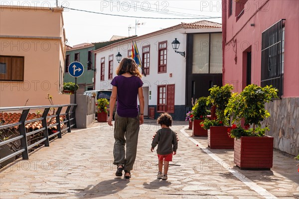 Visiting the town of Agulo in the north of La Gomera