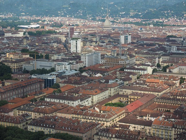 Aerial view of Turin