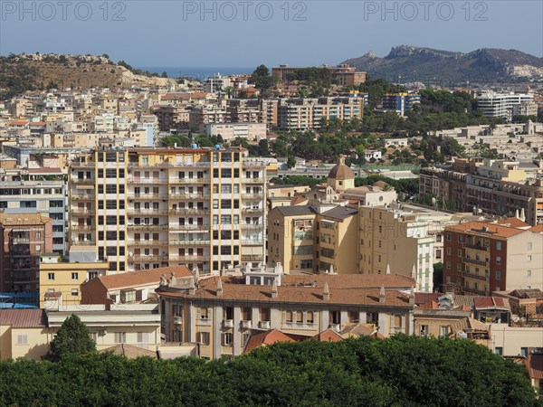 Aerial view of Cagliari