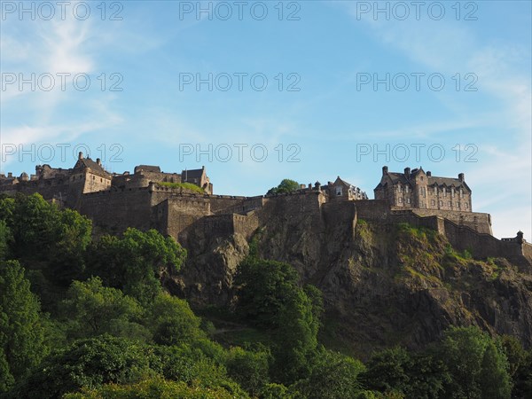 Edinburgh castle in Scotland