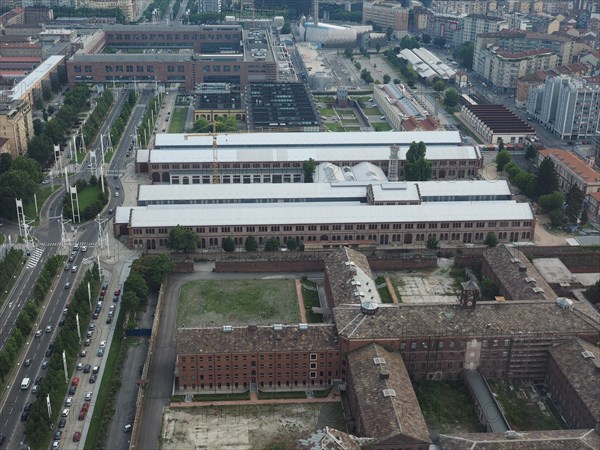 Aerial view of Turin