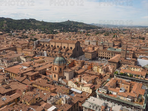 Aerial view of Bologna