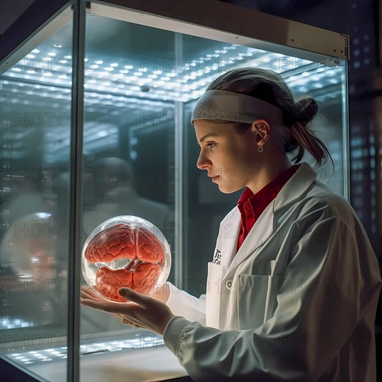 Scientists are working with artificial intelligence to research the human brain