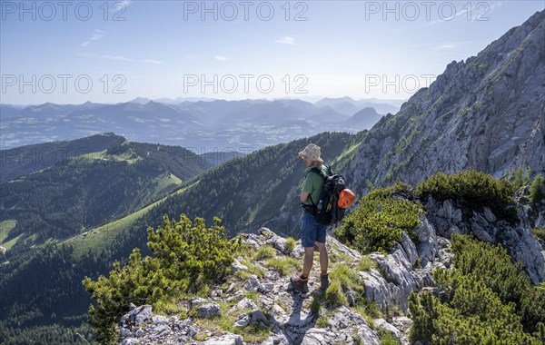 Mountaineer on the Mannlsteig