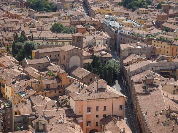 Aerial view of Bologna