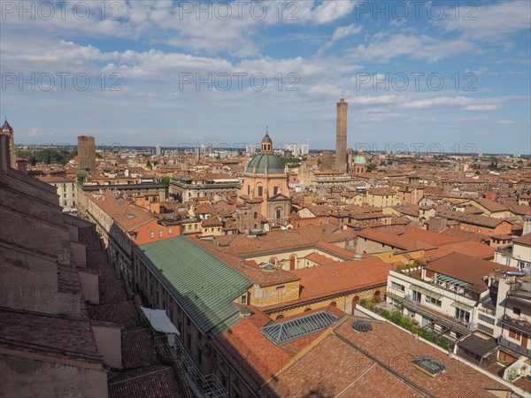 Aerial view of Bologna