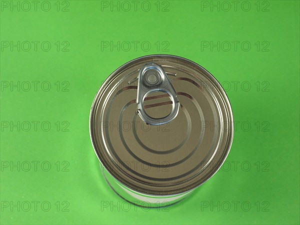 A tin can for canned food conservation food