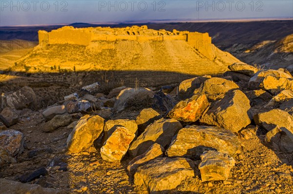 Sunset at Fortress of Shobak