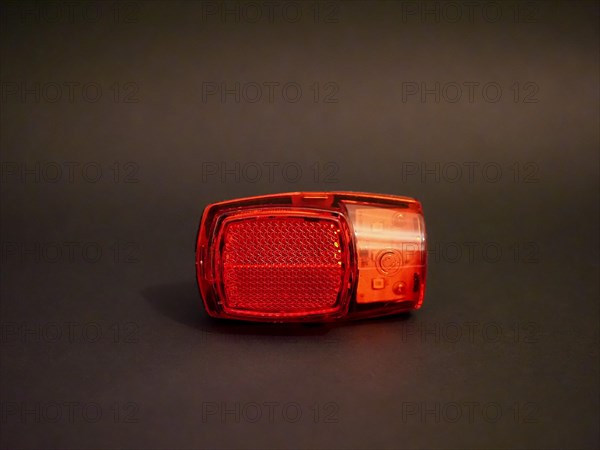 Flashing red strobe light