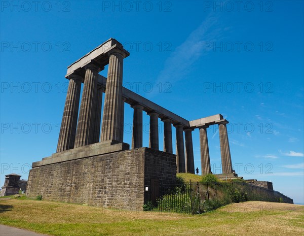 National Monument on Calton Hill in Edinburgh