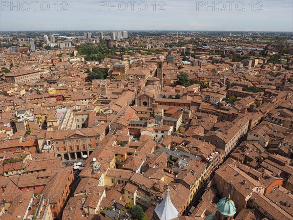 Aerial view of Bologna