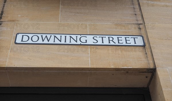 Downing Street sign