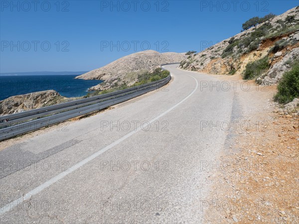 Coastal road near Stara Baska