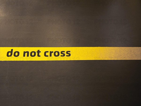 Do not cross sign