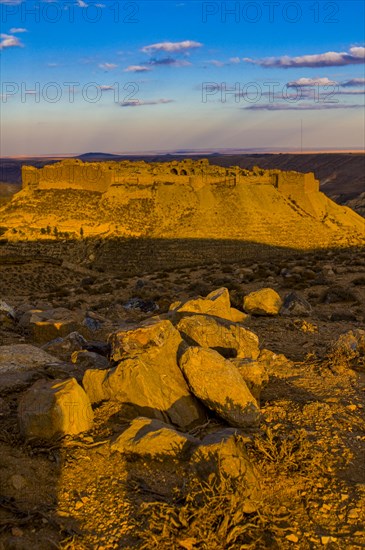 Sunset at Fortress of Shobak