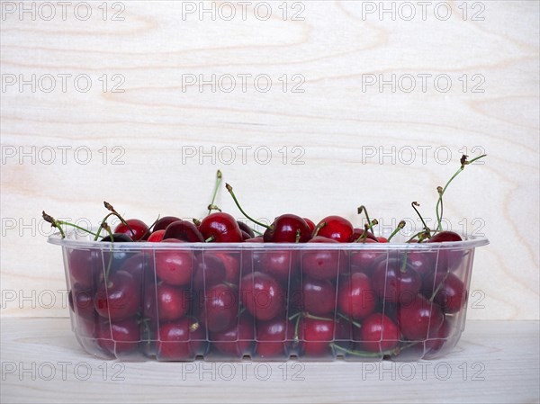 Red cherry basket