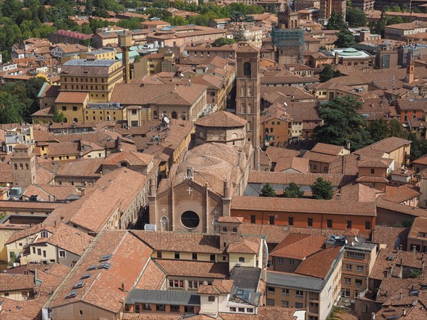 Aerial view of Bologna