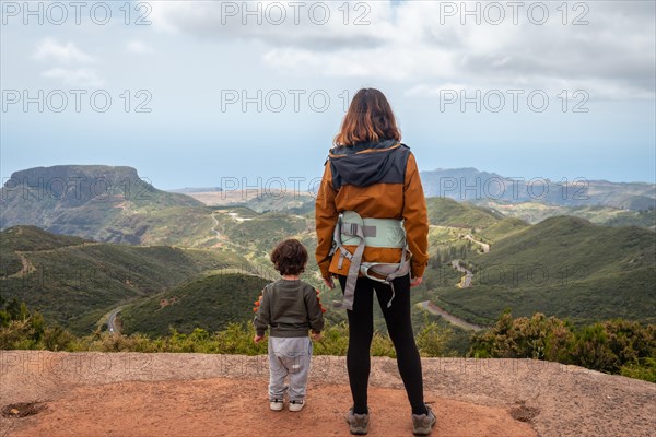 Looking at the views from the top of Garajonay on La Gomera