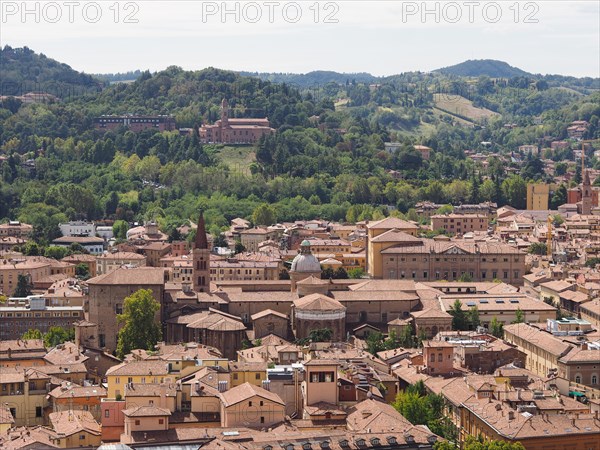 Aerial view of Bologna