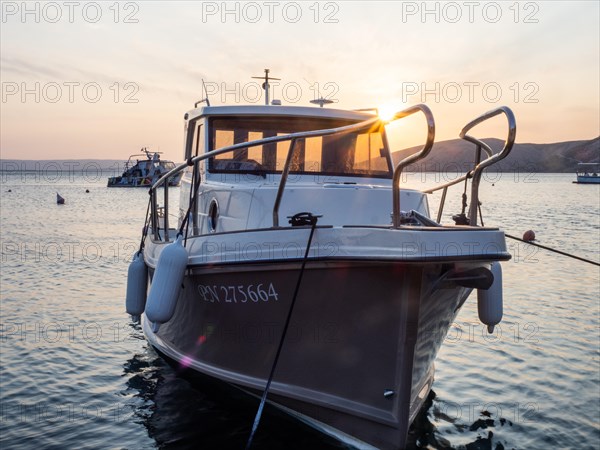 Evening atmosphere at sunset