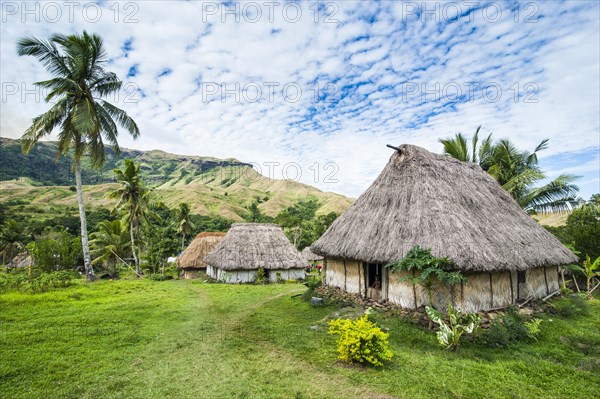 Navala village in the Highlands of Viti Levu