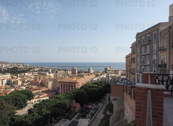 Aerial view of Cagliari