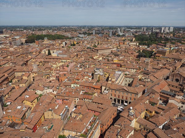 Aerial view of Bologna