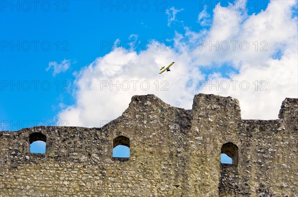 Haunting medieval castle ruins