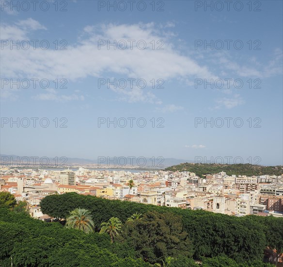 Aerial view of Cagliari