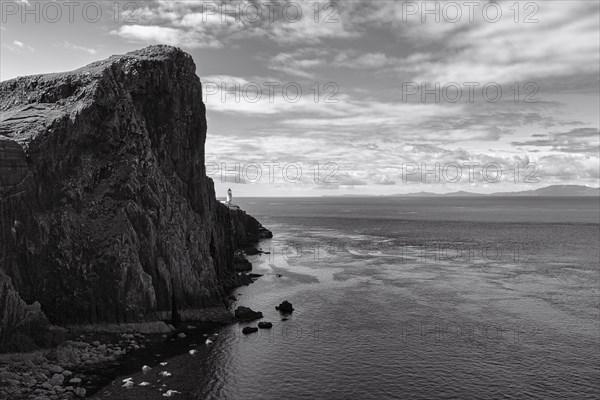 Headland with steep cliffs