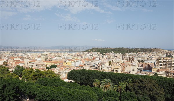 Aerial view of Cagliari