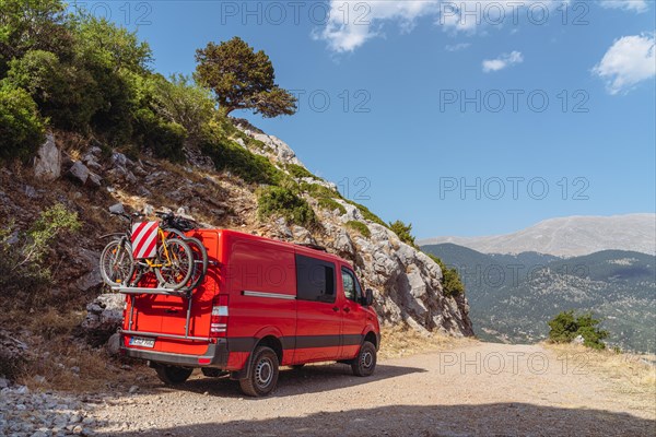 4x4 Campervan at Corycian Cave