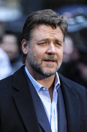 Russell Crowe attends the European premiere for MAN OF STEEL on 12.06.2013 at Empire and Odeon Leicester Square