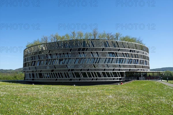 Alise-Sainte-Reine. Cotre d'Or department. MuseoParc d'Alesia by Bernard Tschumi in the plain of the battle. Bourgogne Franche Comte. France