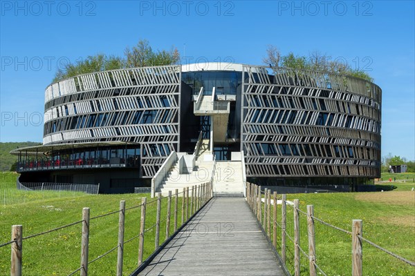 Alise-Sainte-Reine. Cotre d'Or department. MuseoParc d'Alesia by Bernard Tschumi in the plain of the battle. Bourgogne Franche Comte. France