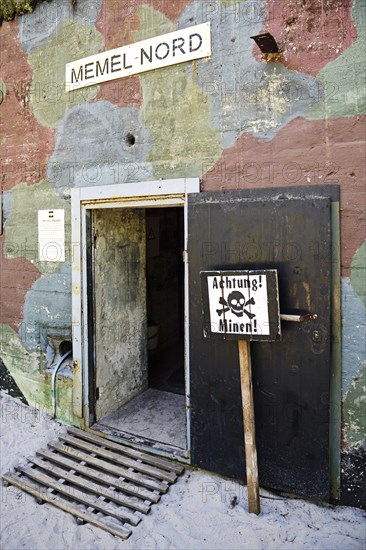 Battery Memel-Nord-Bunker from the Second World War