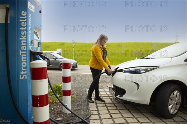 Electricity charging station in rural areas