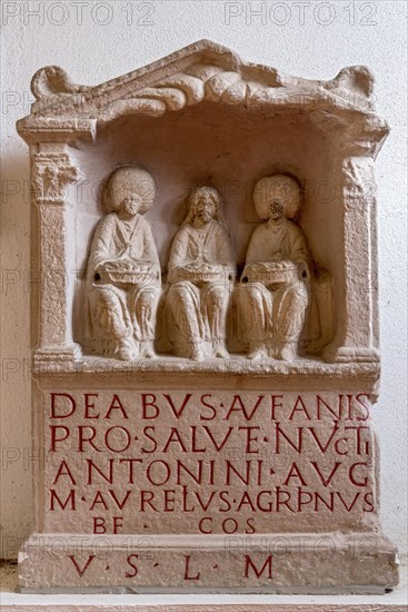 Consecration stone of Marcus Aurelius Agrippinus for the Aufanian Mother Deities from Netterheim