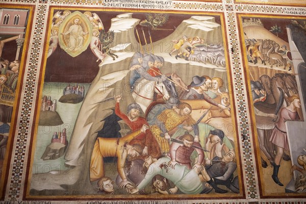 Mural in the Duomo de San Gimignano