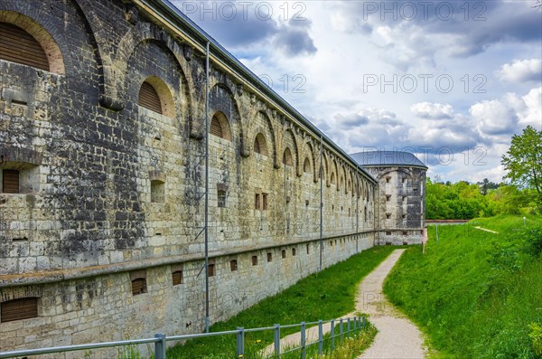 The stone citadel of the Wilhelmsburg on the Michelsberg