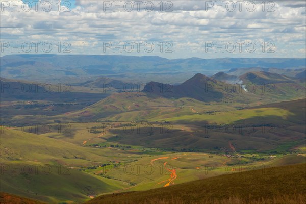 Landscape in the rainy season