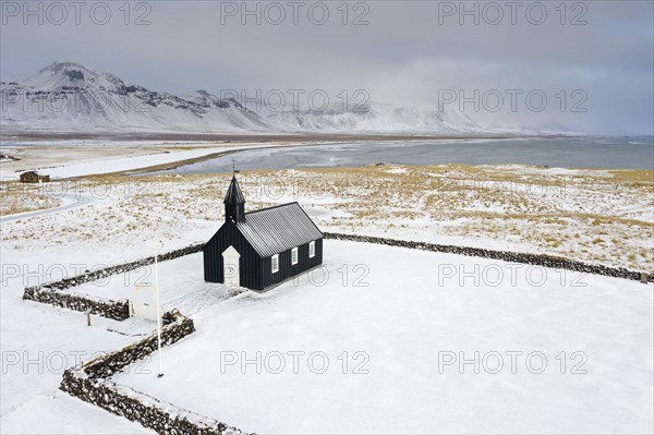 The old wooden parish church Buoakirkja