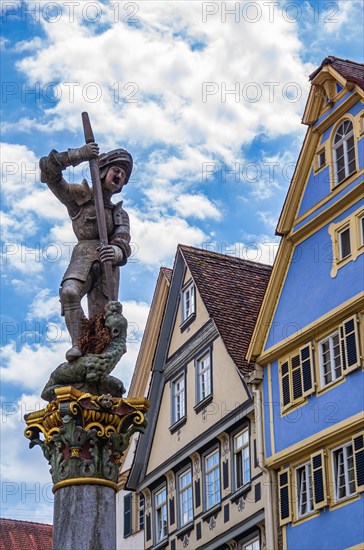 The George Fountain on the Holzmarkt in front of the Collegiate Church