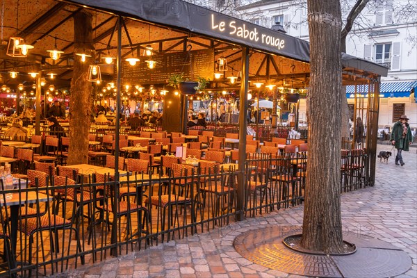 Street cafe at Place du Tertre