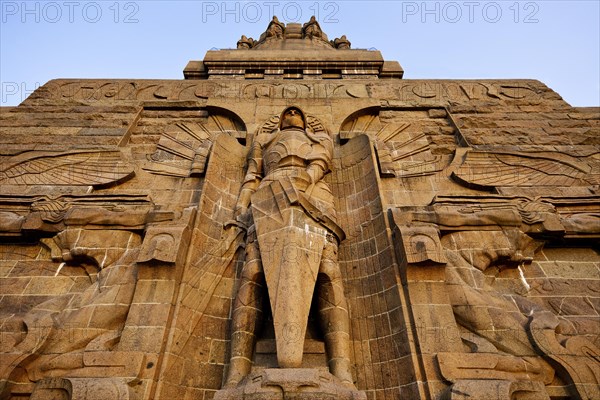 Archangel Michael at the entrance to the Monument to the Battle of the Nations